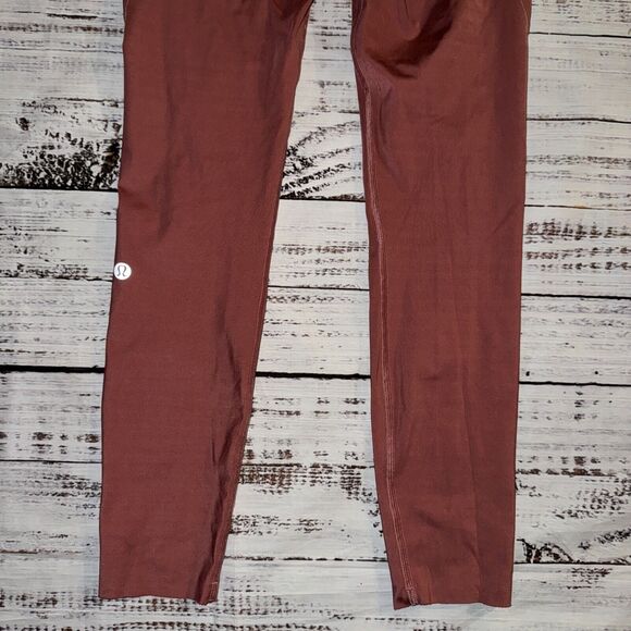 Lululemon Fast Free High Rise Tights 25" *Cool Cherry Tint Nulux Size 6 - Picture 6 of 7